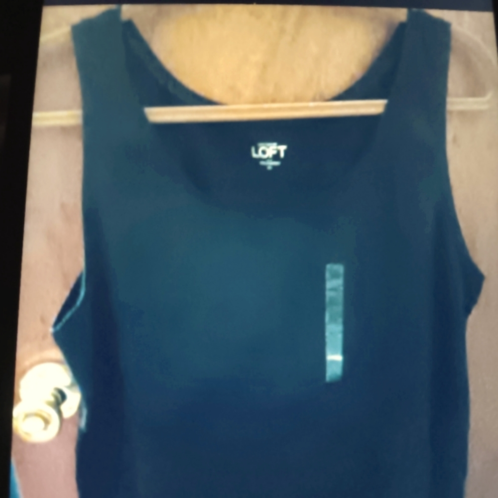 Loft sleeveless cotton top XL